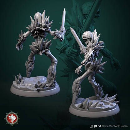 Ice Skeletons | Resin 3D Printed Miniature | White Werewolf Tavern | RPG | D&D | DnD