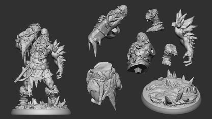 Frost Giants | Resin 3D Printed Miniature | White Werewolf Tavern | RPG | D&D | DnD