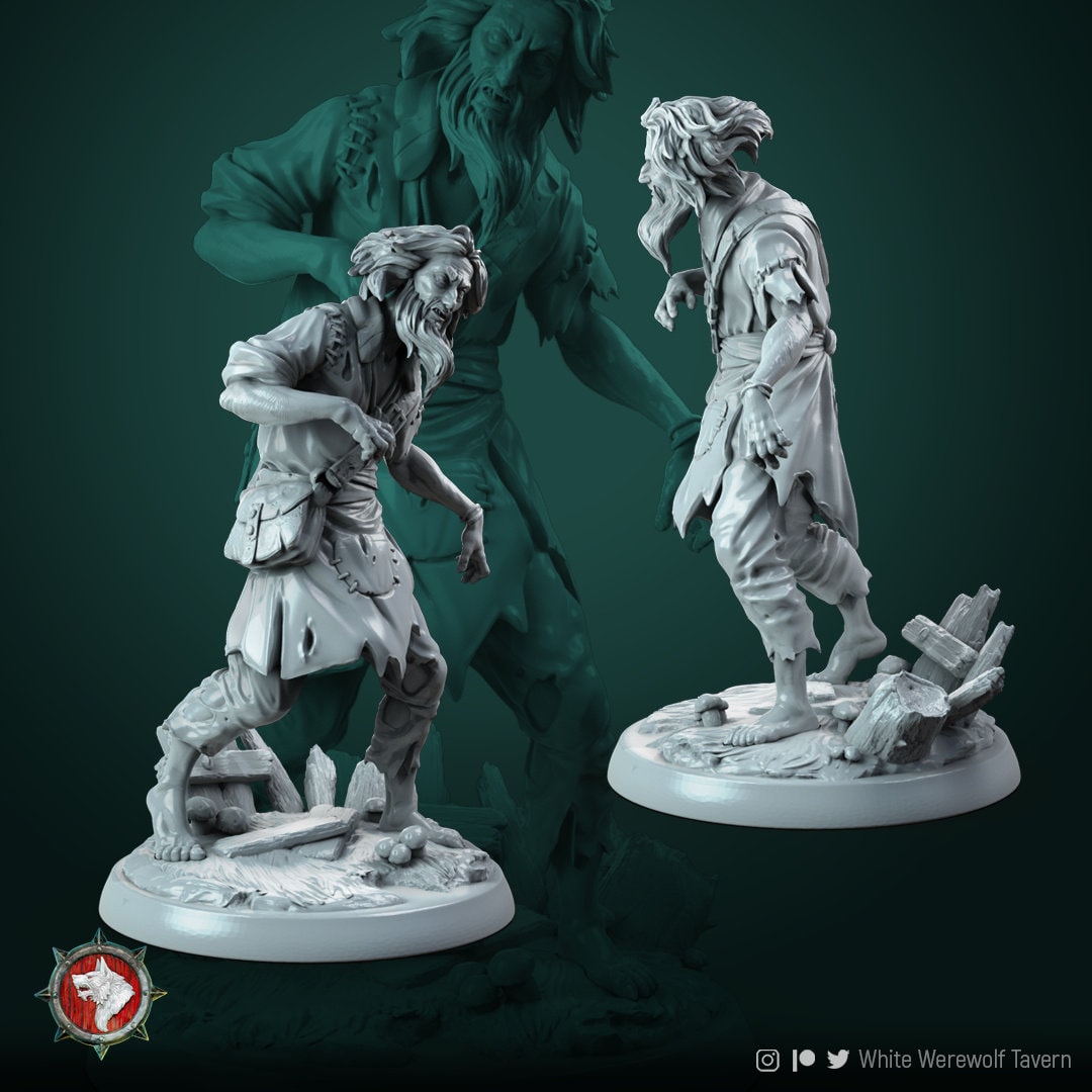 Mad Miller | Resin 3D Printed Miniature | White Werewolf Tavern | RPG | D&D | DnD