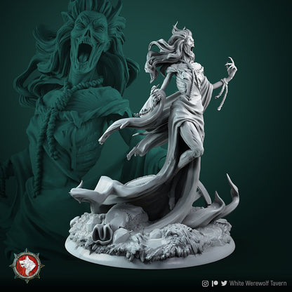 Female Banshee | Resin 3D Printed Miniature | White Werewolf Tavern | RPG | D&D | DnD