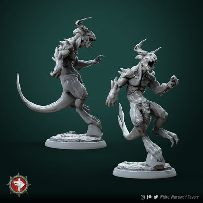Devils | Resin 3D Printed Miniature | White Werewolf Tavern | RPG | D&D | DnD