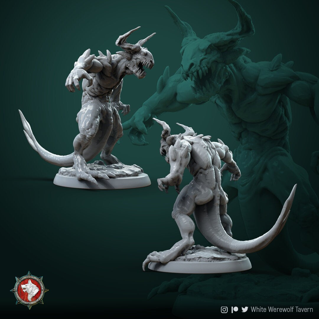 Devils | Resin 3D Printed Miniature | White Werewolf Tavern | RPG | D&D | DnD