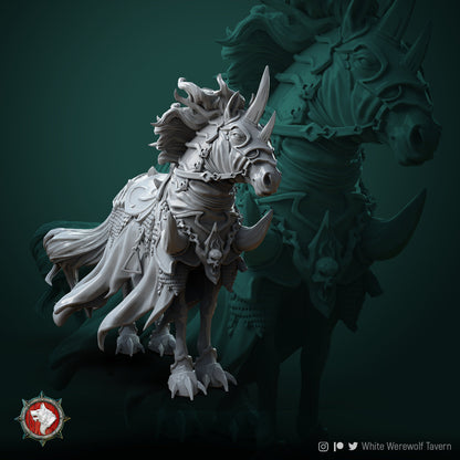 Devil Horse | Resin 3D Printed Miniature | White Werewolf Tavern | RPG | D&D | DnD