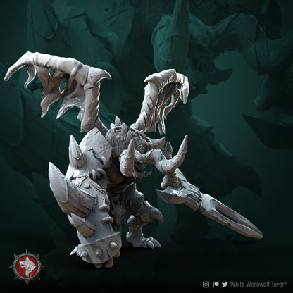 Verkoth - Destroyer Of Worlds | Huge Devil  | Resin 3D Printed Miniature | White Werewolf Tavern | RPG | D&D | DnD