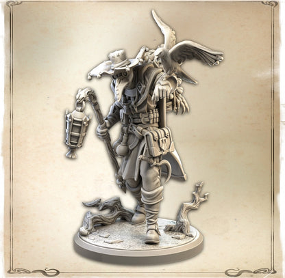 Plague Doctor | Malakai Del-Raven | Wicked Hills | Resin 3D Printed Miniature | RPG | DND