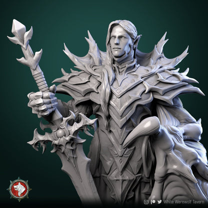 Hork The Merciful | Castle Of Blood | Multiple Scales | Resin 3D Printed Miniature | White Werewolf Tavern | RPG | D&D | DnD