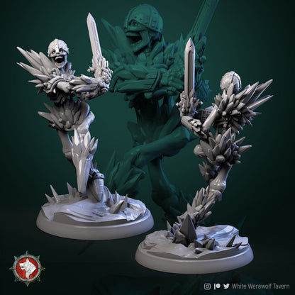 Ice Skeletons | Resin 3D Printed Miniature | White Werewolf Tavern | RPG | D&D | DnD