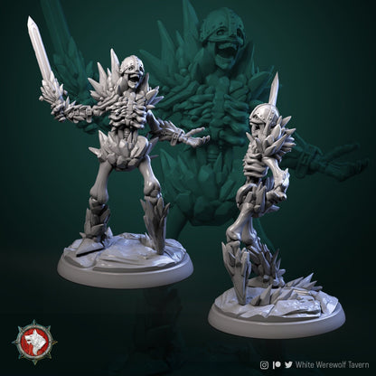 Ice Skeletons | Resin 3D Printed Miniature | White Werewolf Tavern | RPG | D&D | DnD
