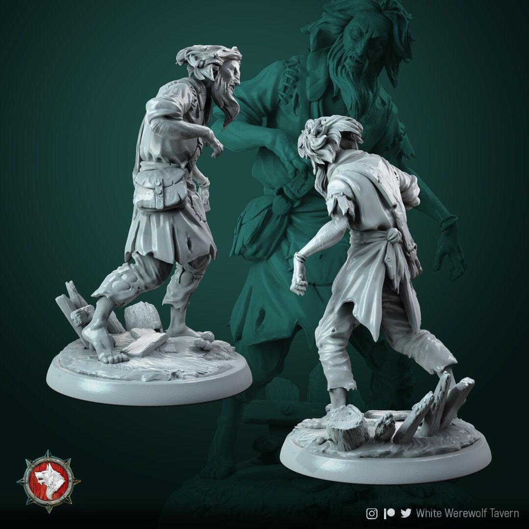 Mad Miller | Resin 3D Printed Miniature | White Werewolf Tavern | RPG | D&D | DnD