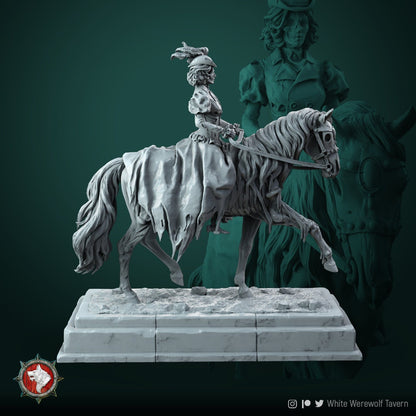 Lady Rebecca Bahly | Multiple Scales | Castle Of Blood | Resin 3D Printed Miniature | White Werewolf Tavern | RPG | D&D | DnD