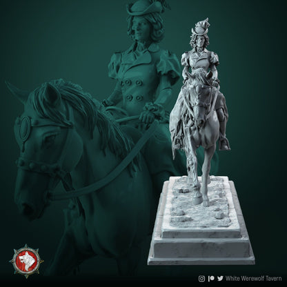 Lady Rebecca Bahly | Multiple Scales | Castle Of Blood | Resin 3D Printed Miniature | White Werewolf Tavern | RPG | D&D | DnD