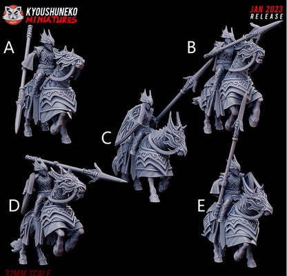 High Elf Dragon Princes of Caledor | Resin 3D Printed Miniatures | Kyoushuneko | Table Top Gaming | RPG | D&D | Pathfinder