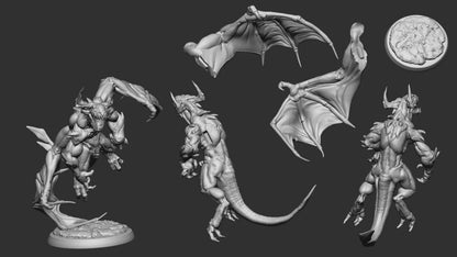 Devils | Resin 3D Printed Miniature | White Werewolf Tavern | RPG | D&D | DnD