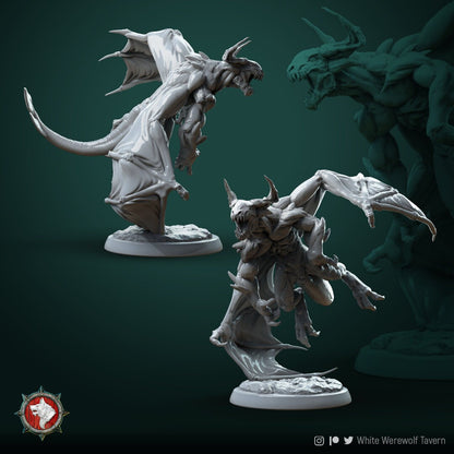 Devils | Resin 3D Printed Miniature | White Werewolf Tavern | RPG | D&D | DnD