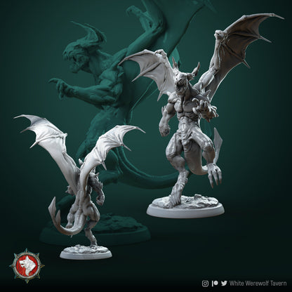 Devils | Resin 3D Printed Miniature | White Werewolf Tavern | RPG | D&D | DnD