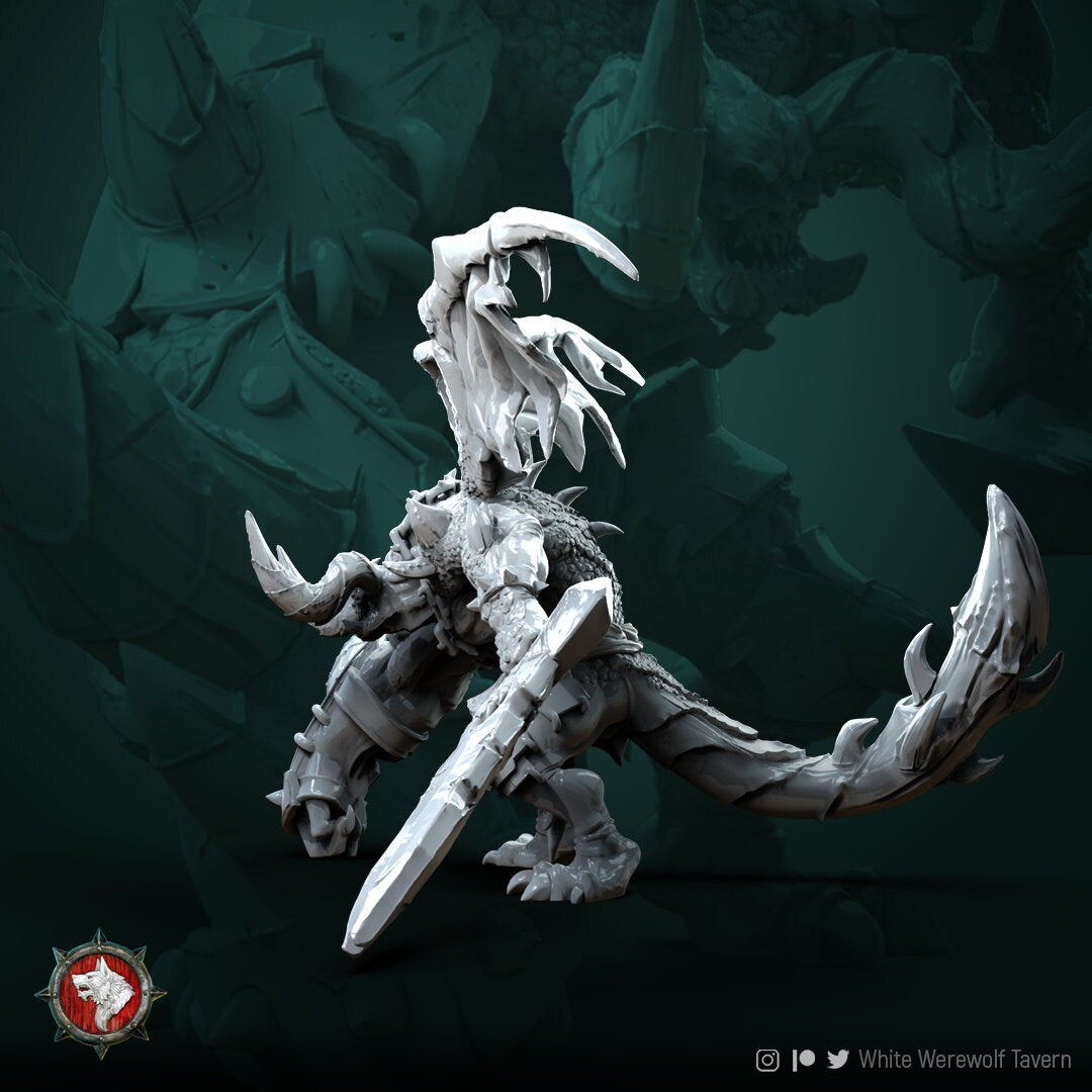 Verkoth - Destroyer Of Worlds | Huge Devil  | Resin 3D Printed Miniature | White Werewolf Tavern | RPG | D&D | DnD