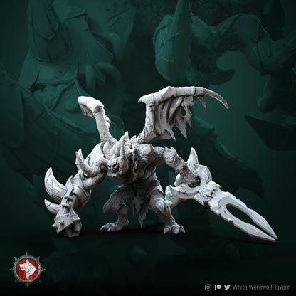 Verkoth - Destroyer Of Worlds | Huge Devil | Resin 3D Printed Miniature | White Werewolf Tavern | RPG | D&D | DnD