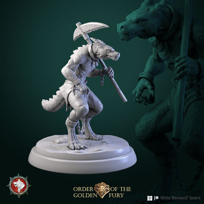 Kobold Slaves | Order Of The Golden Fury | Resin 3D Printed Miniature | White Werewolf Tavern | RPG | D&D | DnD