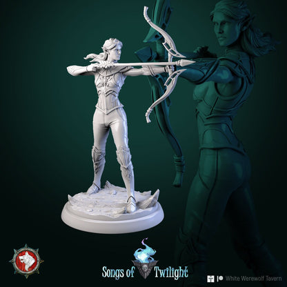 Drow Assassins Females set | Songs Of Twilight | Resin 3D Printed Miniature | White Werewolf Tavern | RPG | D&D | DnD