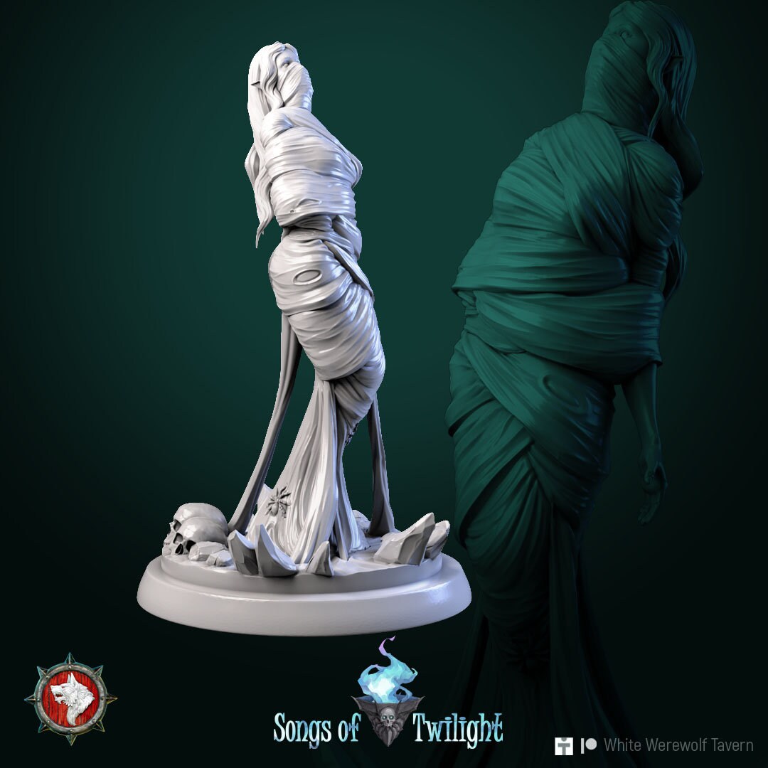 People In Cocoons Set | Songs Of Twilight | Resin 3D Printed Miniature | White Werewolf Tavern | RPG | D&D | DnD