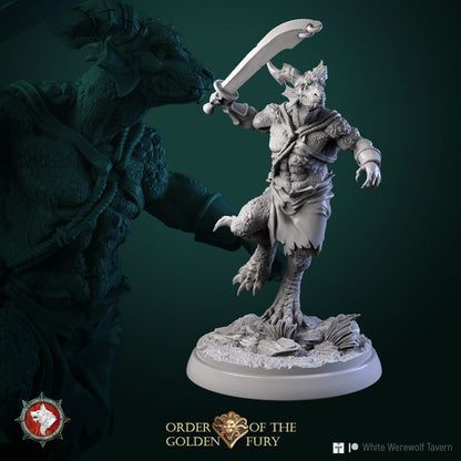 Kobolds | Order Of The Golden Fury | Resin 3D Printed Miniature | White Werewolf Tavern | RPG | D&D | DnD