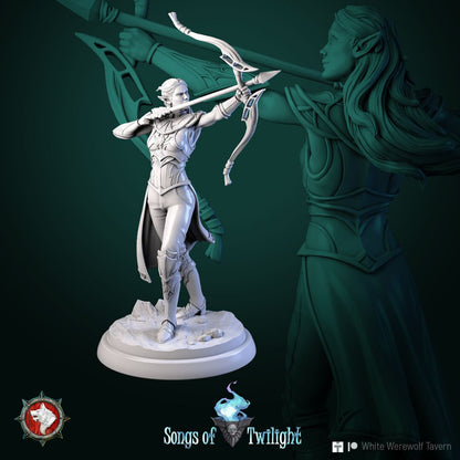Drow Assassins Females set | Songs Of Twilight | Resin 3D Printed Miniature | White Werewolf Tavern | RPG | D&D | DnD
