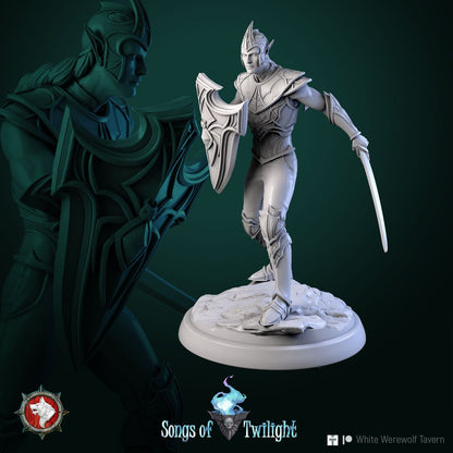 Drow Warriors Set | Songs Of Twilight | Resin 3D Printed Miniature | White Werewolf Tavern | RPG | D&D | DnD
