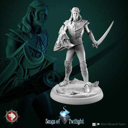 Drow Warriors Set | Songs Of Twilight | Resin 3D Printed Miniature | White Werewolf Tavern | RPG | D&D | DnD