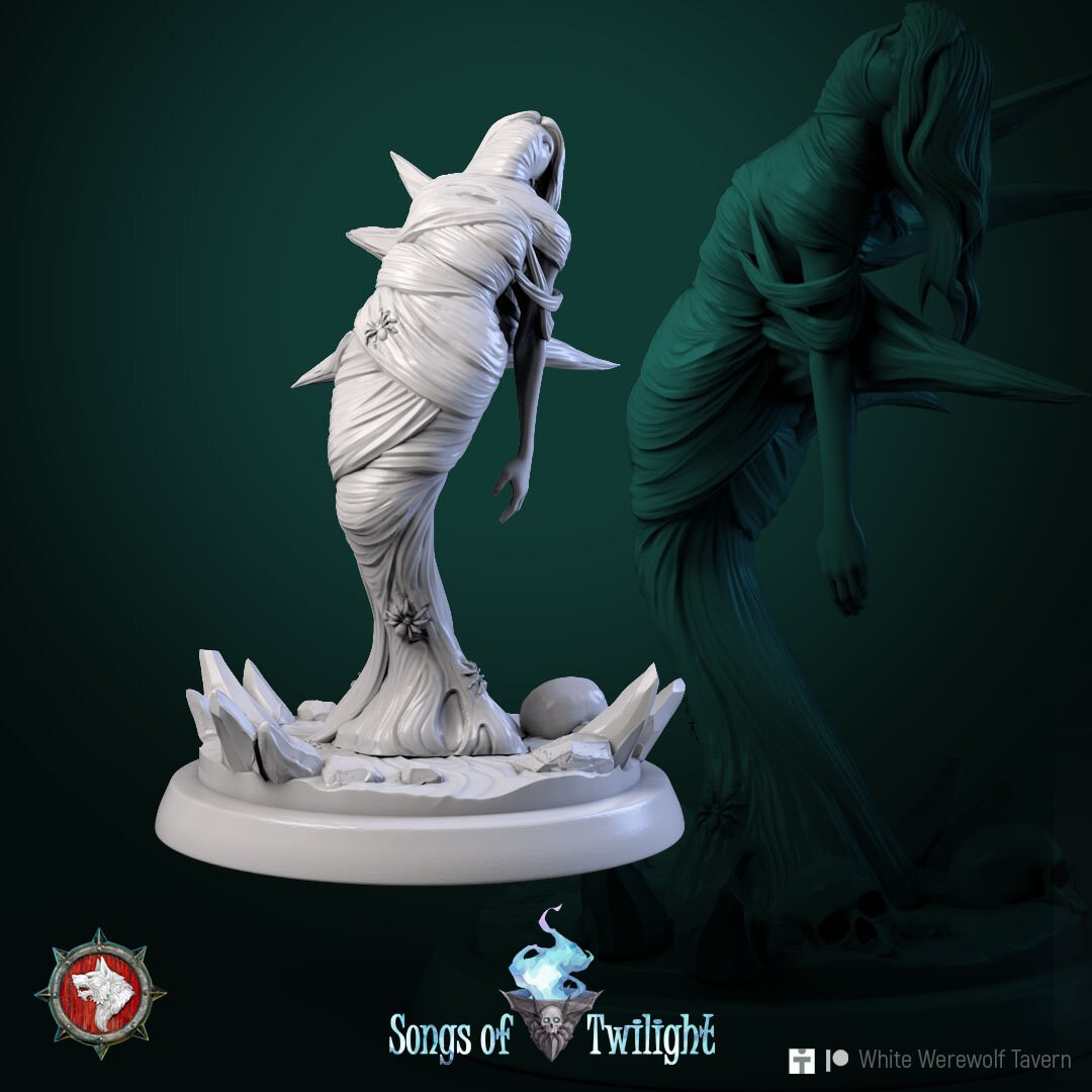 People In Cocoons Set | Songs Of Twilight | Resin 3D Printed Miniature | White Werewolf Tavern | RPG | D&D | DnD