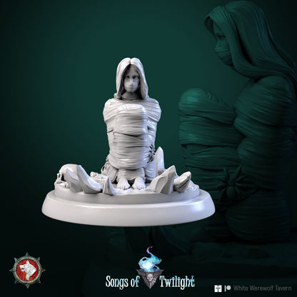 People In Cocoons Set | Songs Of Twilight | Resin 3D Printed Miniature | White Werewolf Tavern | RPG | D&D | DnD
