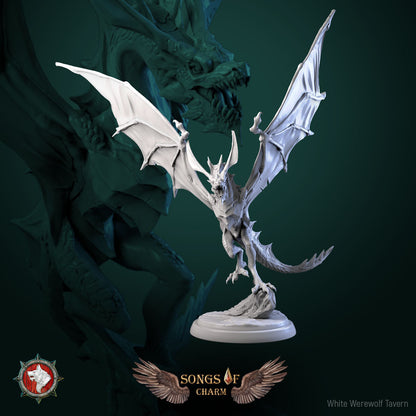 Wyverns | Songs Of Charm | Resin 3D Printed Miniature | White Werewolf Tavern | RPG | D&D | DnD