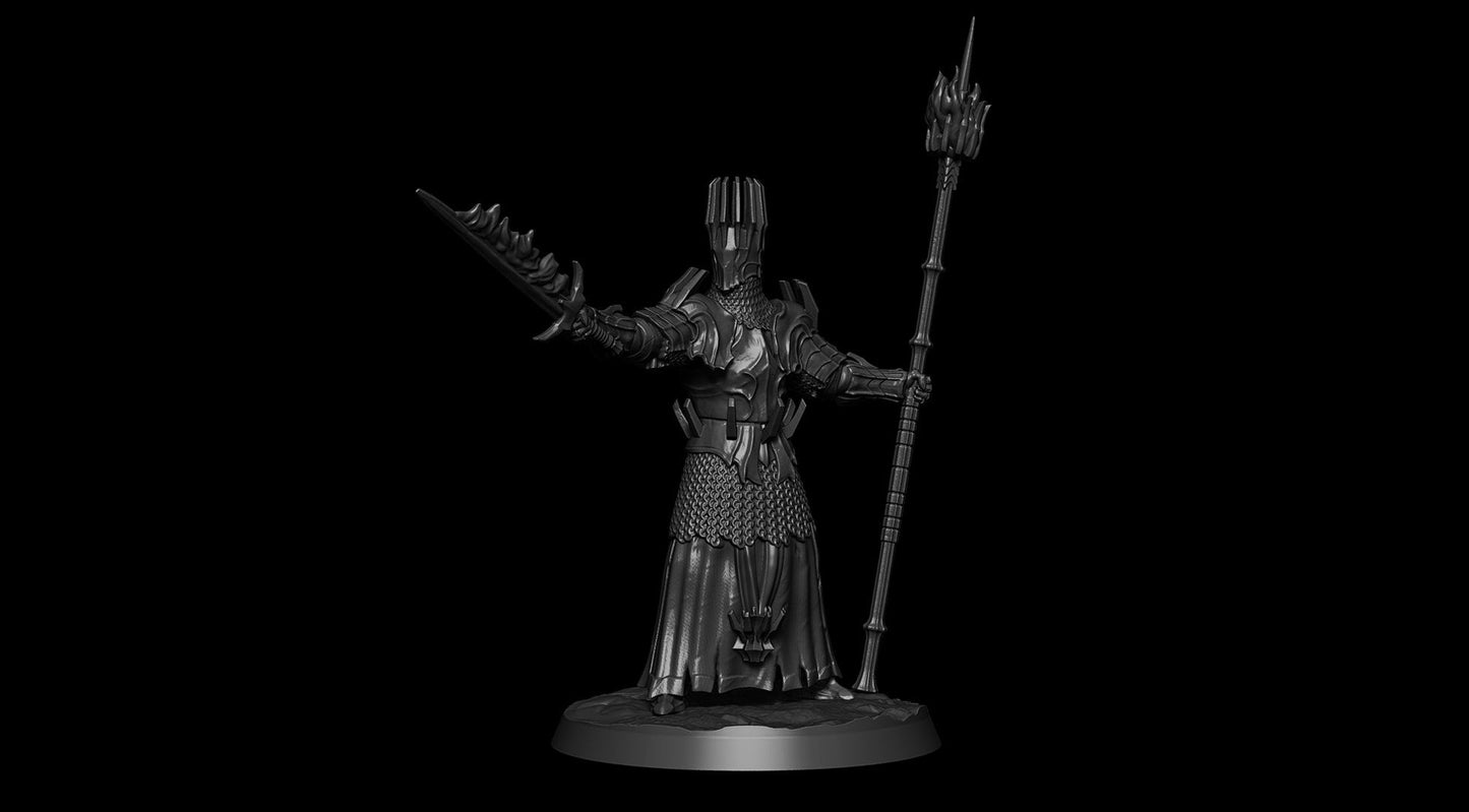Barad-dur Lords and Servant | Nazgul | Sauron | Resin 3D Printed Miniature | Dark Lord Miniatures | RPG | D&D | MESBG
