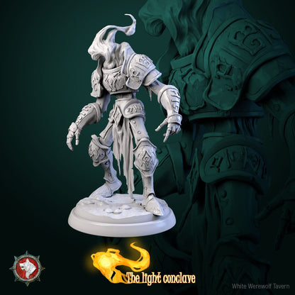 Elemental Armor Set | The Light Conclave | Resin 3D Printed Miniature | White Werewolf Tavern | RPG | D&D | DnD
