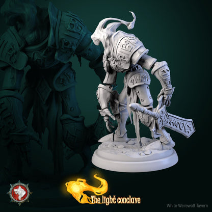 Elemental Armor Set | The Light Conclave | Resin 3D Printed Miniature | White Werewolf Tavern | RPG | D&D | DnD