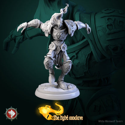 Elemental Armor Set | The Light Conclave | Resin 3D Printed Miniature | White Werewolf Tavern | RPG | D&D | DnD