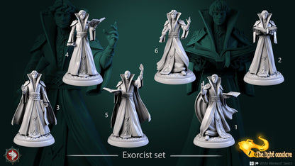 Exorcist Set | The Light Conclave | Resin 3D Printed Miniature | White Werewolf Tavern | RPG | D&D | DnD
