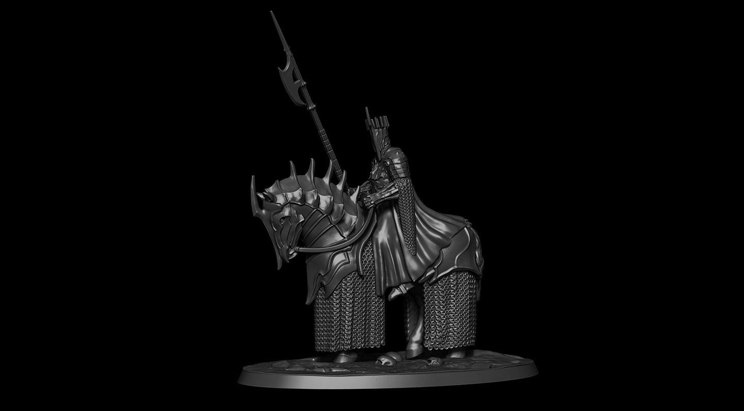 Barad-dur Lords and Servant | Nazgul | Sauron | Resin 3D Printed Miniature | Dark Lord Miniatures | RPG | D&D | MESBG