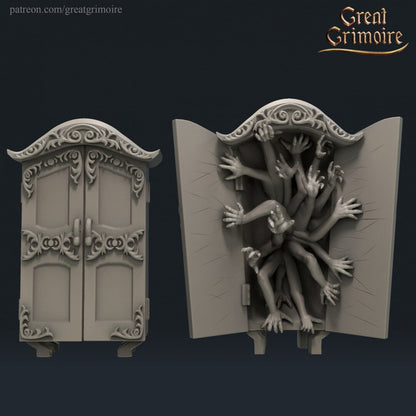 Monsters in the Closet | Wicked Hills | Resin 3D Printed Miniature | RPG | DND