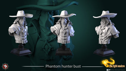 Phantom Hunter | The Light Conclave | Bust | Resin 3D Printed Miniature | White Werewolf Tavern