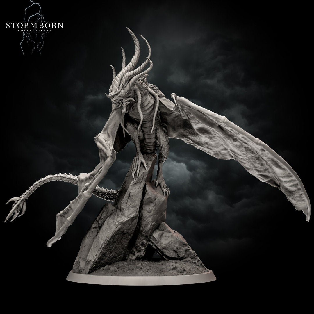 Abeloth the Accursed Dragon | Large Monster | Resin 3D Printed Miniatures | Stormborn Collectibles | Warhammer | RPG | D&D | Pathfinder