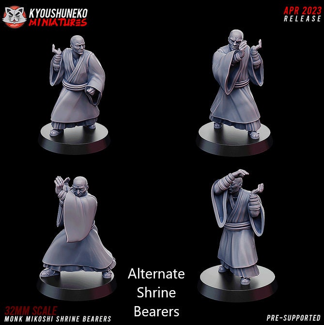 Mikoshi Shrine | Nippon | Resin 3D Printed Miniatures | Kyoushuneko | Table Top Gaming | RPG | D&D | Pathfinder