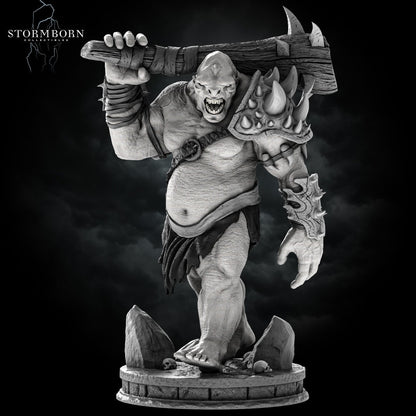 Mountain Troll  | Large Monster | Resin 3D Printed Miniature | RPG | DND | Stormborn Collectibles