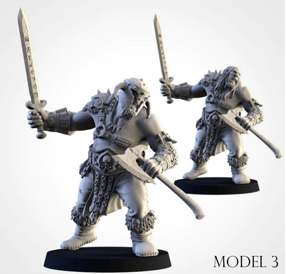 Ogre Bulls | Northern Ogres | Resin 3D Printed Miniature | Txarli Factory | RPG | D&D