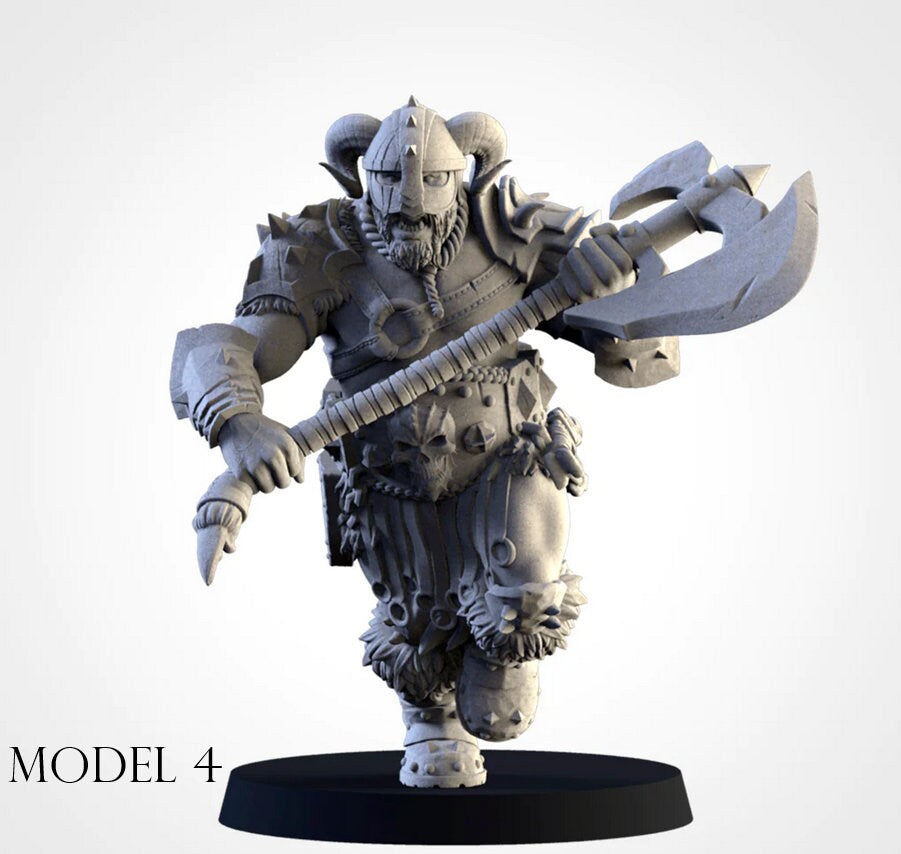 Ogre Ironguts | Northern Ogres | Resin 3D Printed Miniature | Txarli Factory | RPG | D&D | Warhammer