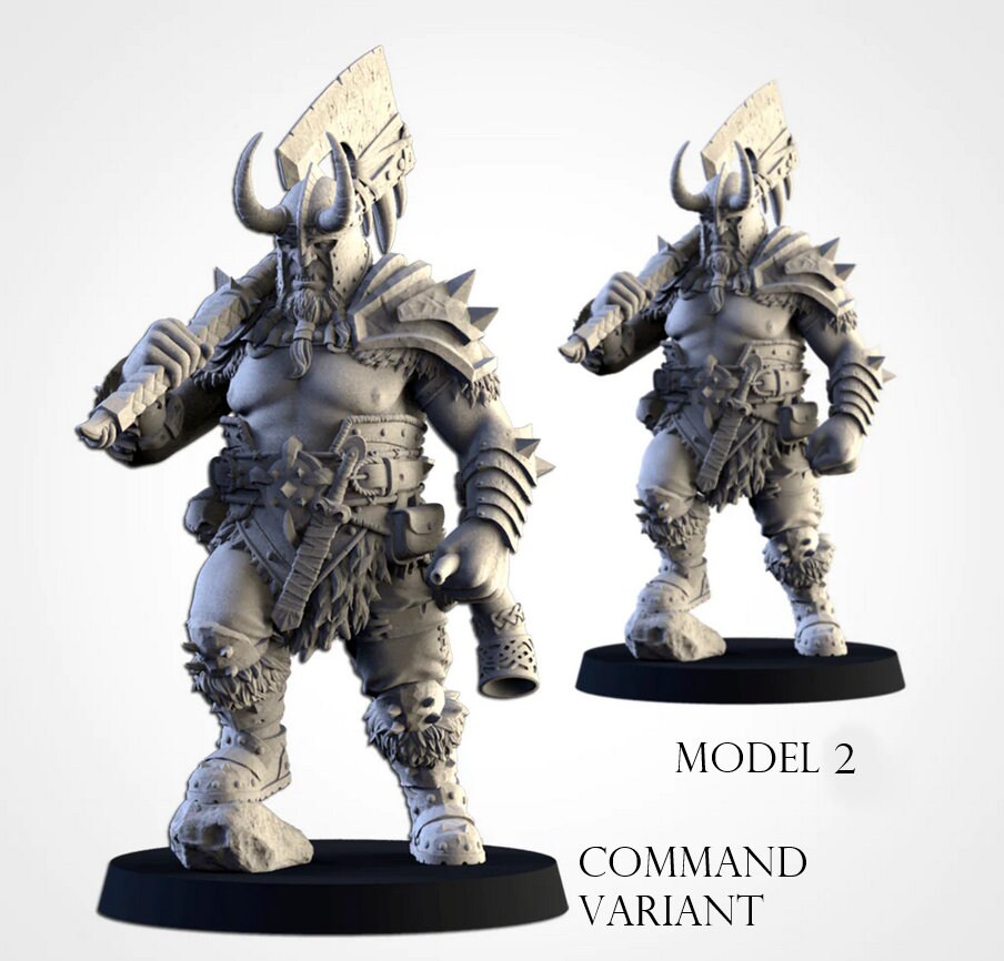 Ogre Ironguts | Northern Ogres | Resin 3D Printed Miniature | Txarli Factory | RPG | D&D | Warhammer