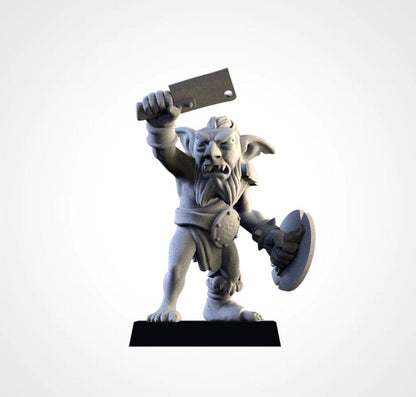 Gnoblars | Goblin Scraplings | Modular Kit | Northern Ogres | Resin 3D Printed Miniature | Txarli Factory | RPG | D&D