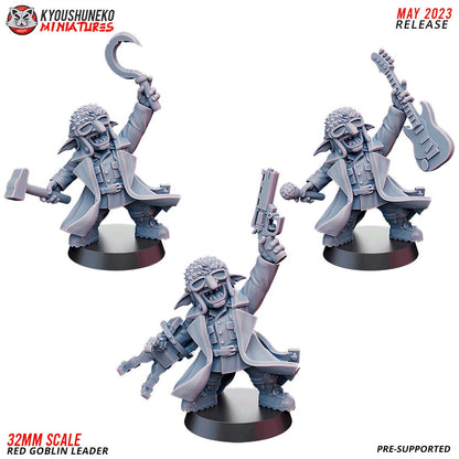 Space Goblins Warboss | Gretchins | Greenskins  Proxies | Resin 3d printed miniatures | Kyoushuneko