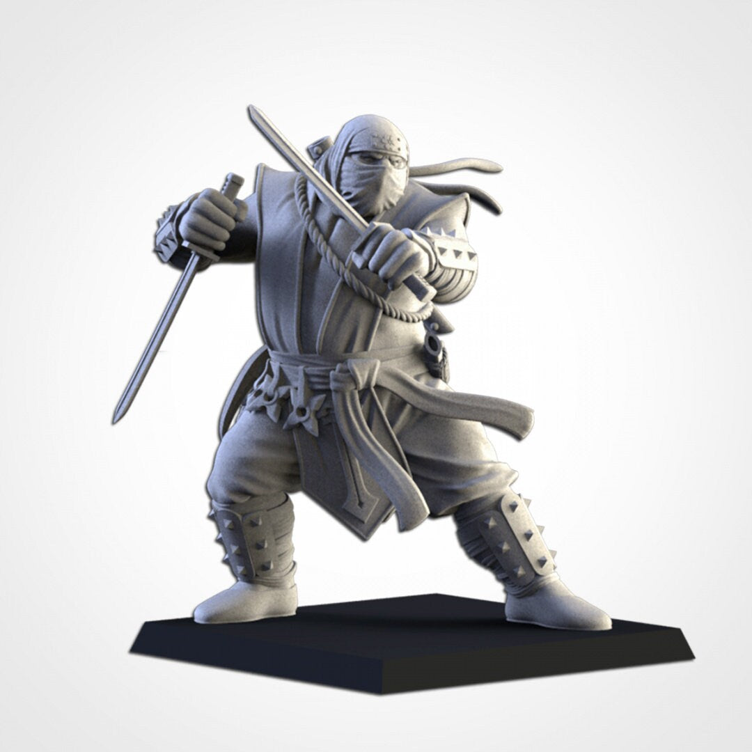 Ninja Ogre | Northern Ogres | Resin 3D Printed Miniature | Txarli Factory | RPG | D&D | Warhammer