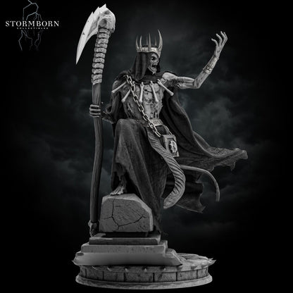 Gothric the Decayed | Lich Lord Necromancer | Undead | 32mm or 75mm scale | Resin 3D Printed Miniature | RPG | DND | Stormborn Collectibles