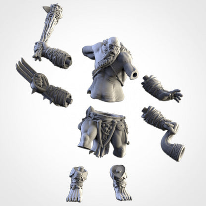 Giant | Northern Ogres | Resin 3D Printed Miniature | Txarli Factory | RPG | D&D